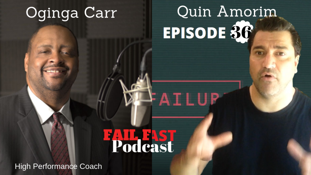 Oginga Carr at the Fail Fast Podcast